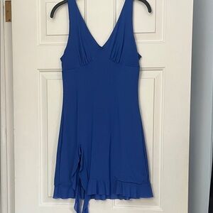 Blue Mini-Dress